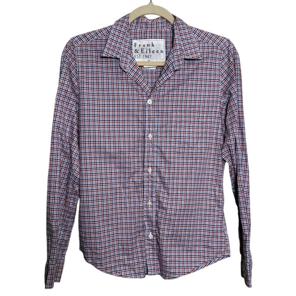 🇺🇸 Frank & Eileen Barry Classic Button Down Shirt Size Small